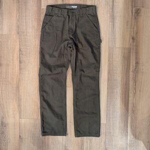 Carhartt B324 DFE Relaxed Fit Twill Utility Work Pants Mens 32x32 Brown Cargo